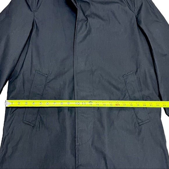 NWT Department of Defense Trench Coat Size 38R Zip Out Liner Black Army - Picture 13 of 15